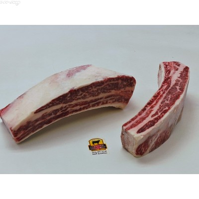 B72-3 美國韓式原條牛肋骨(約550g~1kg/條，可原條焗或燒)網購原價HK$205.00/kg，會員價HK$182.00/kg(價格以過磅為準)